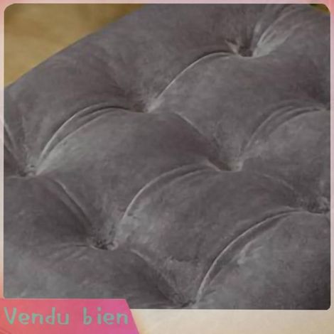 HURRISE Coussin de chaise rempli confortable en peluche chaude Quadrate Gris 40x40cm / 15.75x15.75in (1/5)