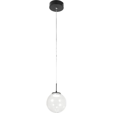 Ariel - Suspension simple transparente de Fabas Luce - LED 8W dimmable - Plafonnier design moderne