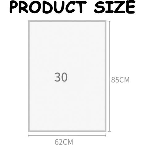 Organisateur mural de poche pour téléphones portables et calculatrices, 30 pochettes transparentes avec 30 autocollants numérotés, support à fixer au mur ou à la porte pour rangement en classe (1/5)