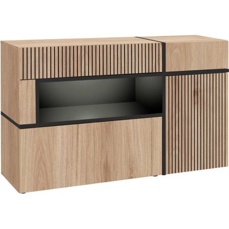 Buffet Design LED "Cross" 150cm Naturel (1/3)