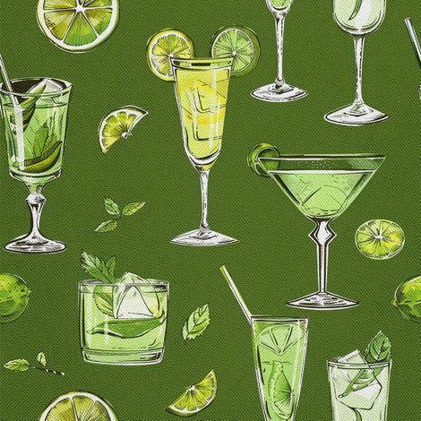 Outdoor-Dekostoffe Oxford - Motiv Cocktail DX8497 (1/5)
