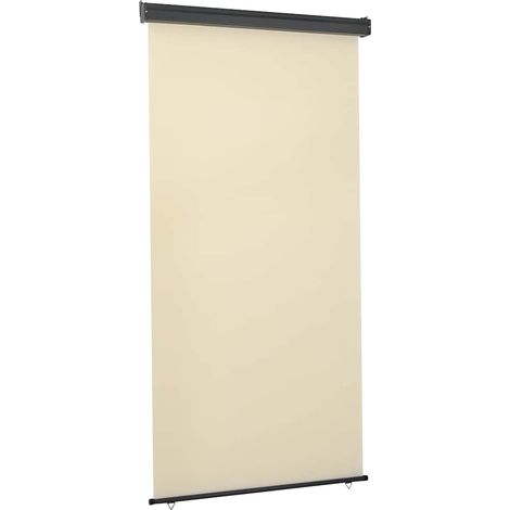 vidaXL Balcony Side Awning 125x250 cm Cream (1/5)