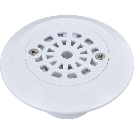 Plastic Swimming Pool Water, Floor Drain Inlet, White Accessory for Swimming Pools, Hot Springs, Spas