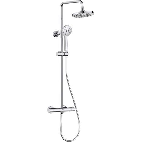 Bristan Zing2 Bar Shower Adjustable Thermostatic Rigid Riser Diverter Chrome