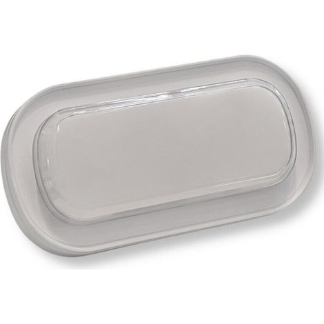 Trade Shop - Pared Led Aplique Techo Techo Oval Oval Techo 23 Vatios Cct Switch Ip65 Xg-907-3c - Blanco