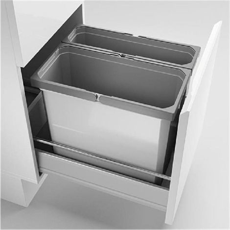 Naber Cox® Box 360 S/400-1, Abfallsammler für vorhandene Auszüge, hellgrau (1/2)