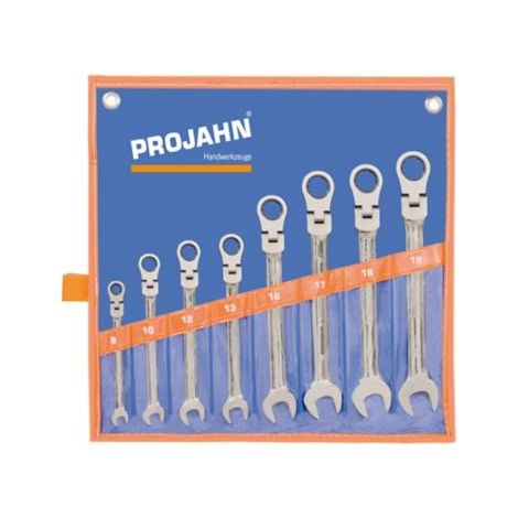 Projahn GearTech Schlüssel Satz flexibel Rolltasche 8-tlg. 8 - 10 - 12 - 13 - 16 - 17 - 18 - 19 mm (1/3)