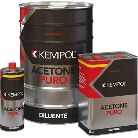 Kemipol Acetone Puro Solvente Sgrassante Attrezzi Vernici Lacche Resine Adesivi 1 lt (1/4)