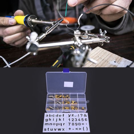 56-teiliges Set mit Brennspitzen, Löt-, Pyrographie- und Gravierwerkzeugen (1/5)