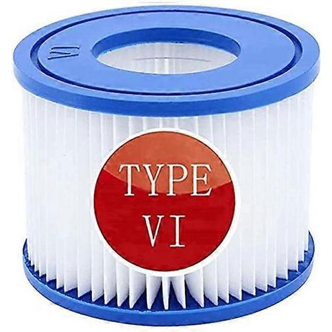 Filterelement Typ VI für alle Lay-Z-Spa-Poolfilterelemente. Pumpenfilter mit 4 Filtern.