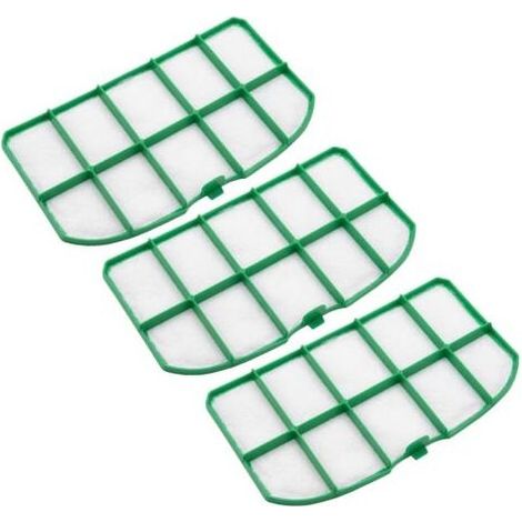 Kit de 3x filtre protection moteur compatible avec Vorwerk Kobold VK200 aspirateurs (1/4)