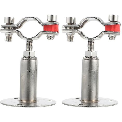 2 clips de fixation pour tuyaux