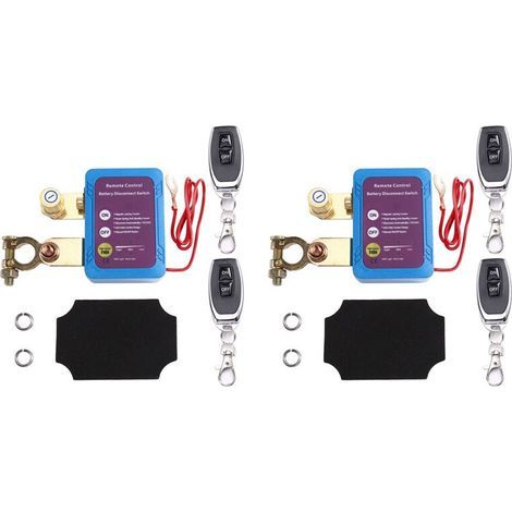 Convient pour deux disjoncteurs de batterie télécommandés, 12V/24V 240A, interrupteurs d'arrêt automatiques pour automobiles et navires. (1/3)