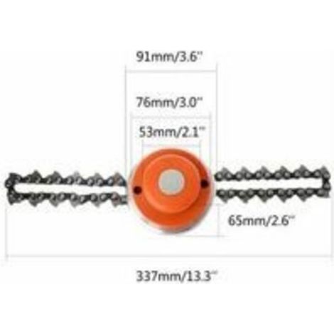 Tete De Coupe - Acier 65Mn - Pour Tondeuse A Gazon Et Debroussailleuse - Arbre Droit - Diametre Montage 25 4 Mm - 1 Unite (1/4)