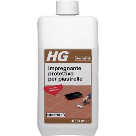 HG Impregnante Protettivo (HG 13) - Trattamento Protettivo Sigillante per Piastrelle Non Smaltate contro la Penetrazione di Grasso e Sporco, Senza Siliconi – Confezione da 1 Litro (391100108)