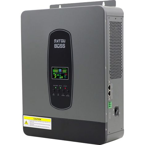 Onduleur hybride à onde sinusoïdale pure, 6200W de puissance, entrée DC 48V, sortie AC 230V, DT2430-3000W 24V, 220-240V, 24V (1/2)
