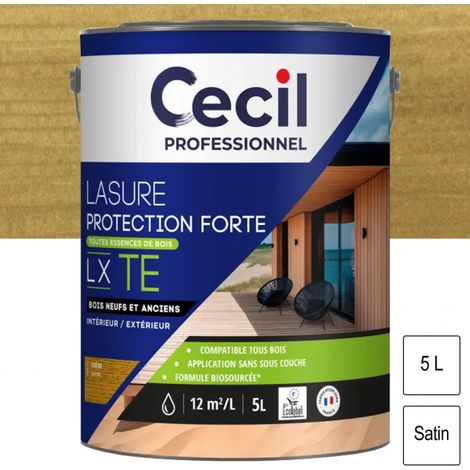 Lasure Toutes Essences de Bois LX TE Chêne 5L CECIL PROFESSIONNEL