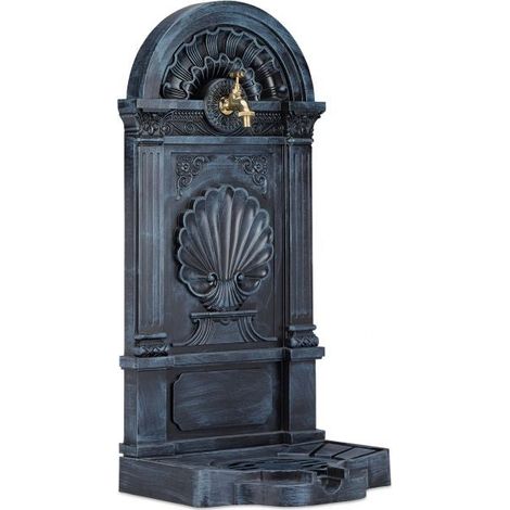 Fontaine murale sur pied antique (1/5)