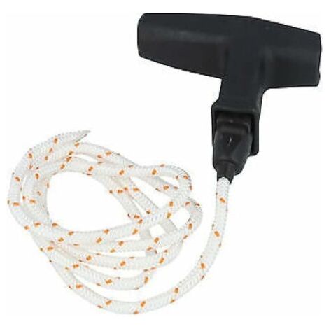Elastostart Startergriff und Starterseil, 4,5 mm Durchmesser, passend für die Modelle TS400, TS410 und TS420. (1/4)