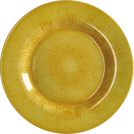 Ad Trend Piatto Frutta Melamina D 22 Cm H 2 Cm Giallo