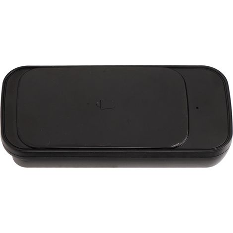 Sonnette sans fil avec bouton tactile, 38 mélodies, volume réglable, portée étendue, étanche IP44, pour maison et hôtel, prise européenne. (1/5)