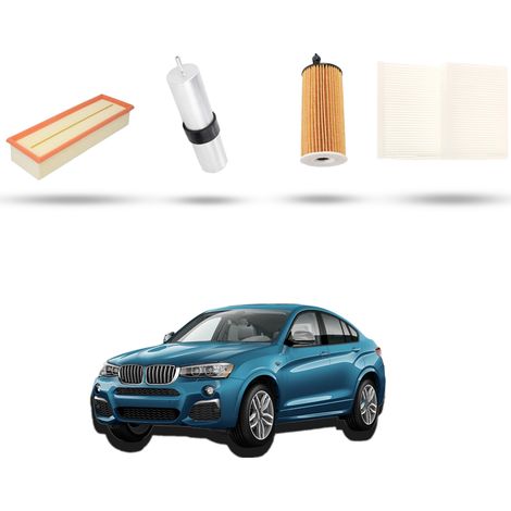 Kit tagliando 4 filtri compatibile con bmw x4 (F26) 20dx 140kw dal 2014 (1/5)
