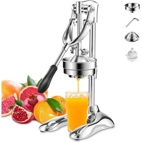 Presse-agrumes manuel fonte pressoir à levier extraction 98% jus orange citron grenade 3 secondes (1/5)