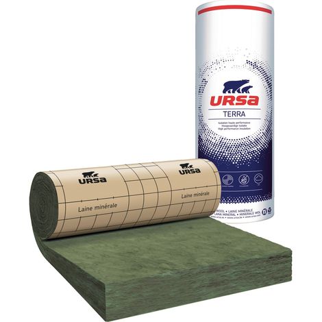 Ursa – Laine de verre MRK 40 – Panneau d'isolation thermique 200mm – R 5.00 – Pour combles perdus et plafonds – 6m²