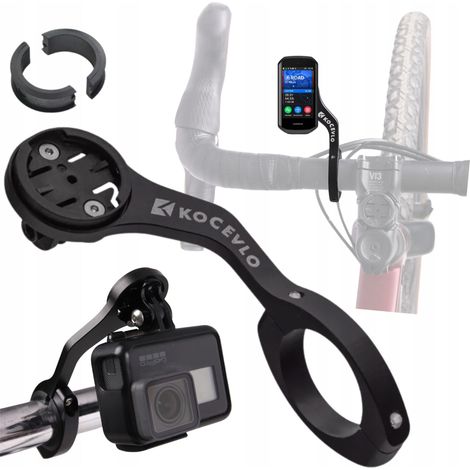 Support de vélo pour compteur Garmin cycplus igpsport, lampe torche universelle GoPro (1/4)