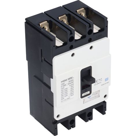 Disjoncteur 3P BMC Thermoset Cuivre MCCB Boîtier Moulé Protection Circuit 380V (1/5)