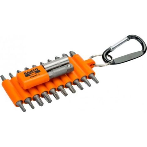 BAHCO - Porte-embout 1/4" en caoutchouc pr vis PH/TORX®/6 pans, 20 mmx50 mmx80 mm - 22pc (1/3)