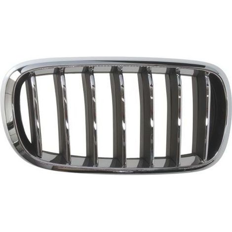 Grille de calandre avant droite chrome/chrome/noire BMW X5 3 F15 2013-2019
