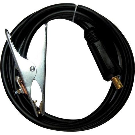 Massekabel-Set m. Stecker 5 m 200 A (35-50 qmm) Gummi