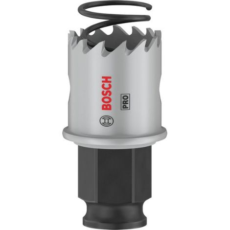 Bosch 1x Sierra de corona PRO Sheet Metal Power Change Plus (para Láminas de acero inoxidable, Láminas de acero, Ø 25 mm, Professional Accesorios Taladro)