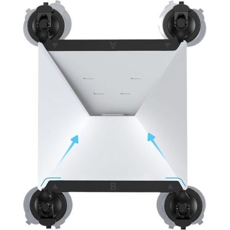 Support à ventouse pour mini-toit ouvrant Starlink, kit d'installation pour vitres et toits ouvrants de voiture, assure un signal satellite stable pendant la conduite, conception à ventouse stable (1/4)