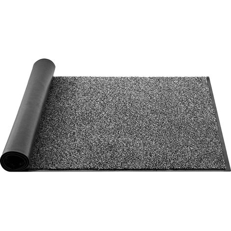 Alfombra de entrada, base antideslizante, duradera y lavable, color verde militar. (1/2)