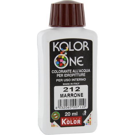 COLORANTE KOLOR ONE ML.20 N.212 MARRONE. Prezzo per 1 pezzo. (1/2)