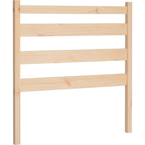 Testiera per dormire accessorio per camera da letto 96 x 4 x 100 cm in legno di pino massiccio TDL0205872