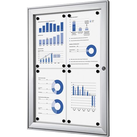 eurokraft pro, Vitrine d'affichage à porte battante, l x h x p (1/5)