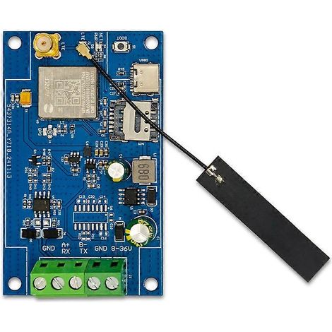 Módulo Air780E 4G a RS485 para transmisión de datos. Soporte para el módulo DTU. Firmware AT y desarrollo de LUATOS. (1/5)