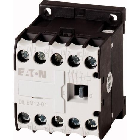 Contacteur de puissance 3p+1O 5.5kW/400V/AC3 000127088 EATON DILEM12-01(110V50HZ,120V60HZ)