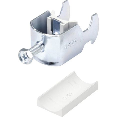 Sygonix SY-5067268 Fascetta fermacavi in lamiera d'acciaio Fascetta reggicavi Acciaio 10 pz. (1/3)