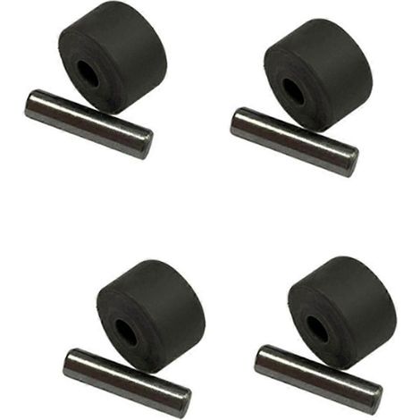 Lot de 8 roues de rechange pour aspirateurs H12/H13/M13S (têtes motorisées, petit axe). (1/5)