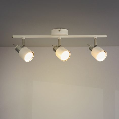 IluminaShop - Lampara de Techo Serie White 3 Focos GU10 (1/3)