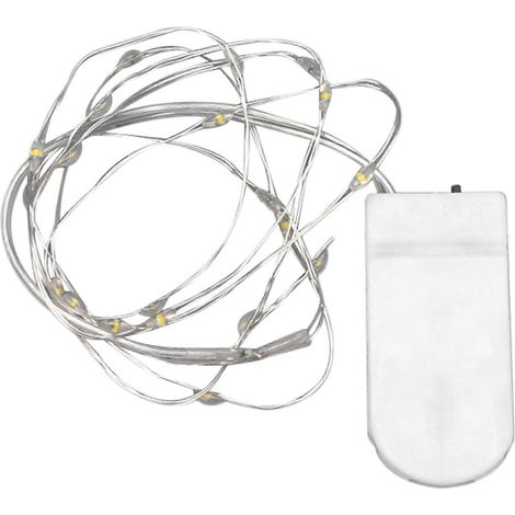 Guirlande lumineuse LED miniature 1/12 pour sapin de Noël, accessoires de décoration pour les fêtes de fin d'année DS (1/5)