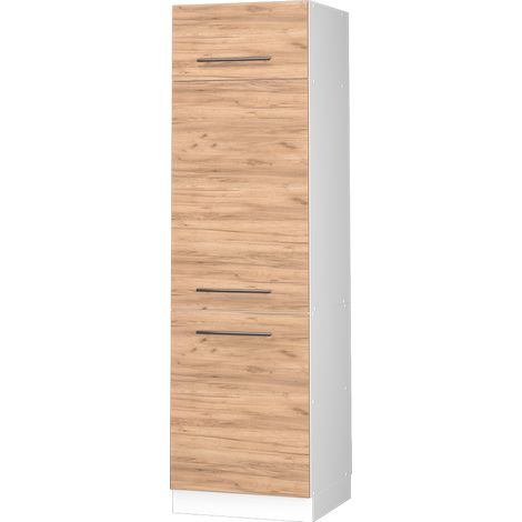 Armadio frigorifero Fame-Line, Rovere dorato, 60 cm, Vicco