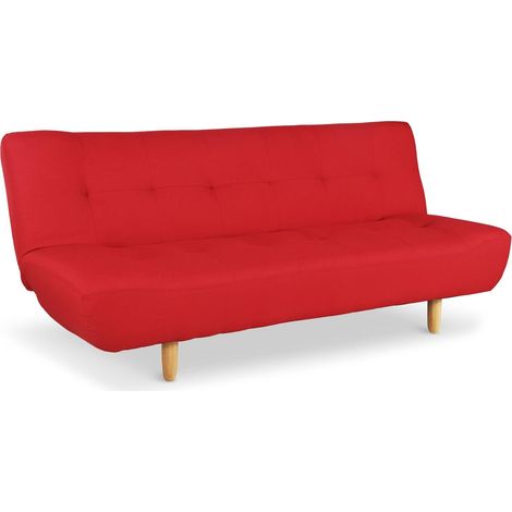 Canapé convertible scandinave Urban Rouge