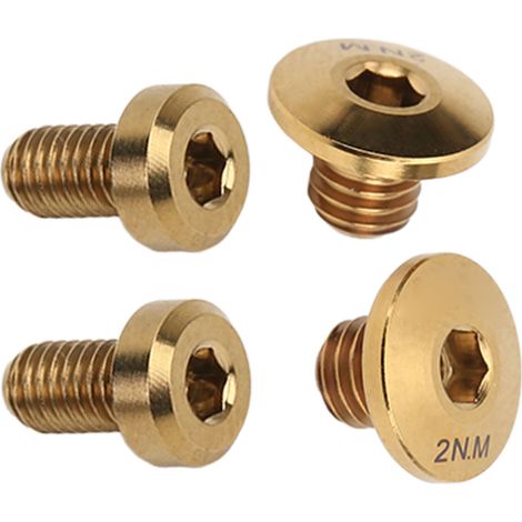 RISK Bicyclette Titane Alliage Cylindre Séparé Vis Couvercle Frein Hydraulique Or M610 M615 M675 M785 (1/5)