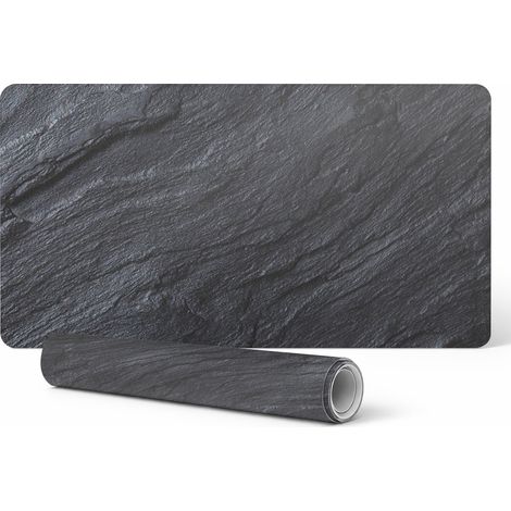 Alfombrilla protectora para teclado y ratón, textura de piedra, 120 x 60 cm. (1/5)