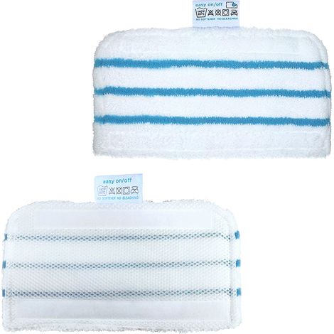 2 pièces Accessoires compatibles avec Black & Decker FSM1610/HSMC1321 : balai vapeur, chiffon de nettoyage et chiffon. (1/3)